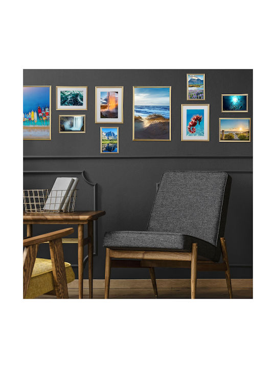Set 2 Bilderrahmen 20x30 cm Gold Relaxdays