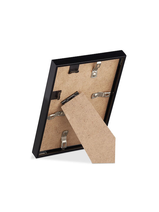 Set 2 Photo Frames Dimensions 15.5 X 11 X 8.5 Cm Black Relaxdays