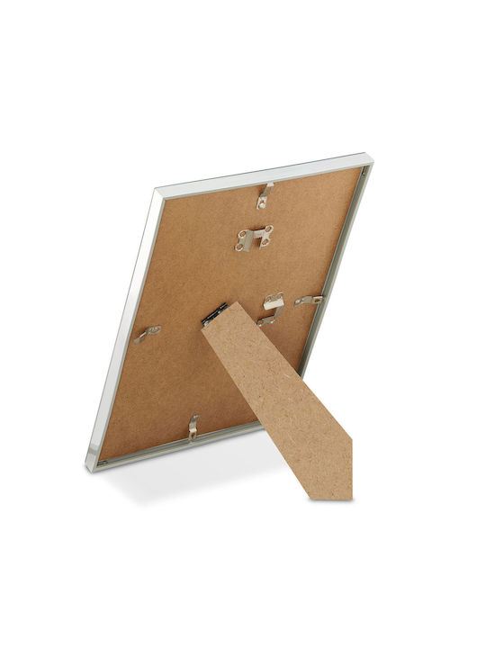 Set 2 A4 Photo Frames Silver Relaxdays