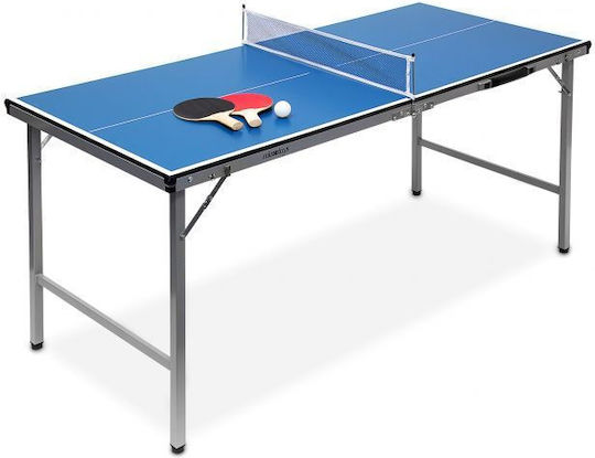 Relaxdays Fileu pentru Ping Pong în culoarea Albastru 10019102