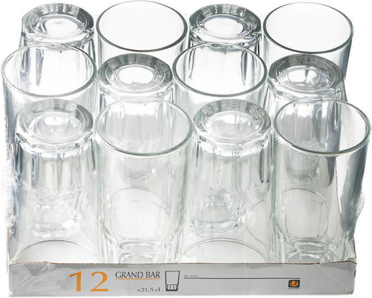 Uniglass Set of Glasses Water made of Glass 12pcs