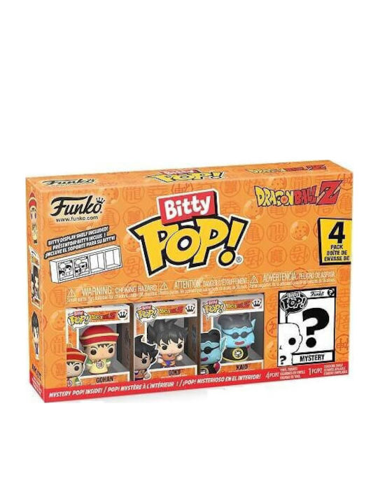 Funko Bitty Pop! Animation: Dragon Ball Z - Gohan, Goku, King Kai & Chase Mystery Chase 4Stück