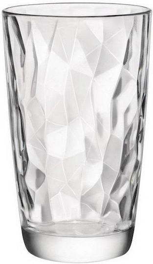 Diamond Σετ Ποτήρια Νερού από Γυαλί 470ml 6τμχ