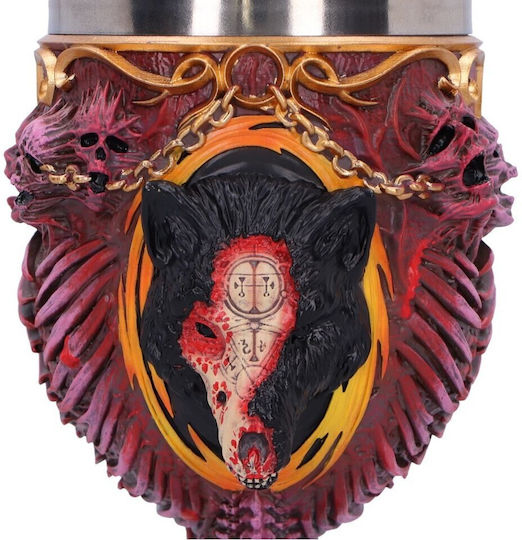Nemesis Now Diablo Iv Mephisto Чаша За Вино На Столчe Медна И Бронзова