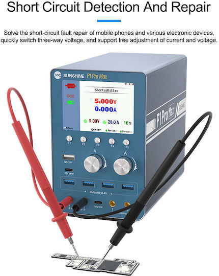 Sunshine Laboratory Power Supply with 1 Channel and Maximum Power 250W P1PROMAX