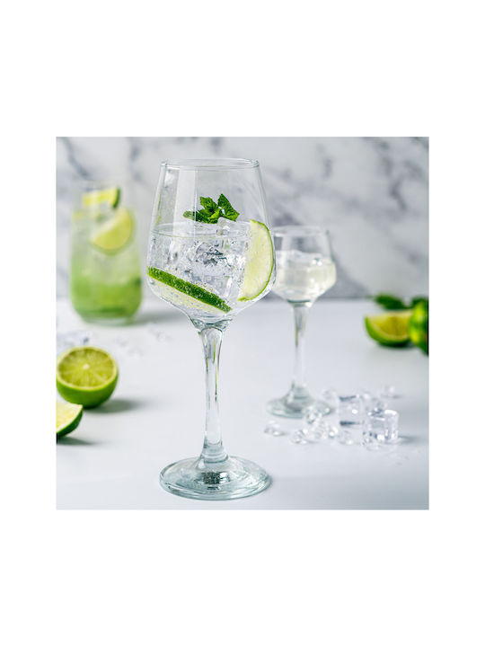 Luigi Ferrero Set Gläser Cocktail/Trinken aus Glas 330ml 6Stück