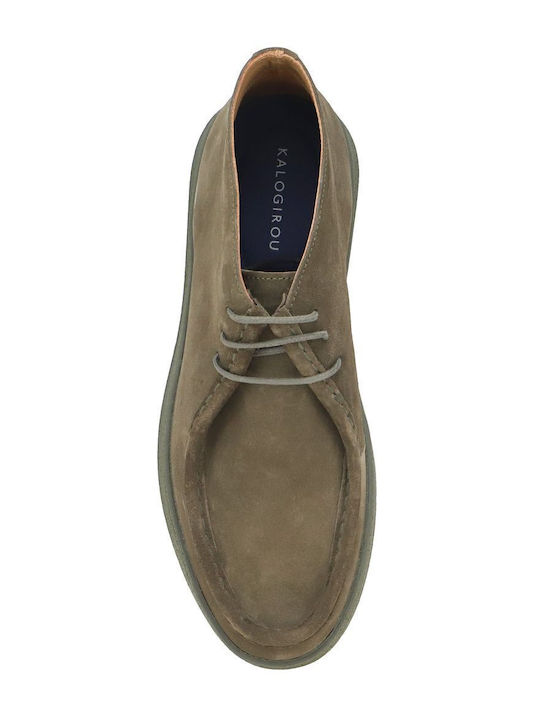 Suede Kaki Ghete barbati