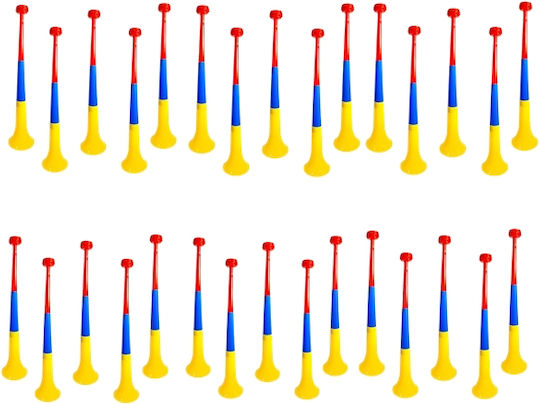 Set 30 Tricolor Vuvuzelas Stadium Horns Parties Events