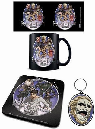 Pyramid International Attack On Titan Cană Ceramică Neagră 320ml 3buc