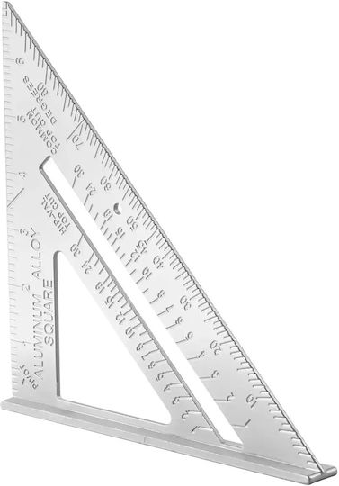Hardys Aluminum Combination Square 7 Inch Metric 45 90 Degrees