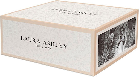 Laura Ashley Κούπα από Πορσελάνη Μπλε 320ml 4τμχ