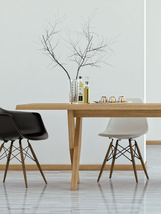 Set 3 suporturi pentru lumânări maro alb dimensiuni 7 x 38 x 14 cm Relaxdays