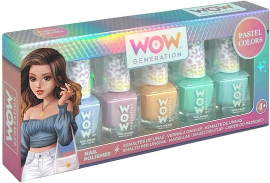 WOW Generation Pastel Παιδικά Μανό 5τμχ