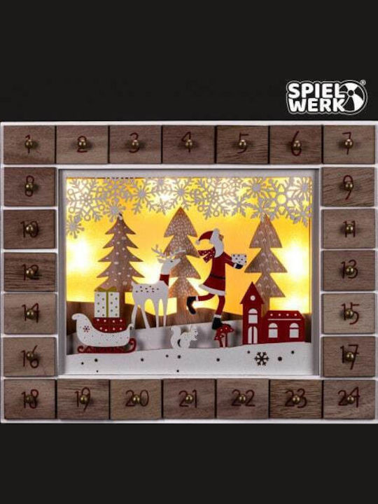 Calendar Advent Cutie Muzicală DIY Din Lemn