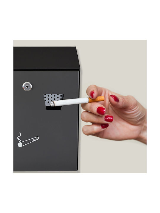 Wall Ashtray 3l Capacity Relaxdays