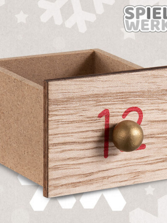 Calendar Advent Cutie Muzicală DIY Din Lemn
