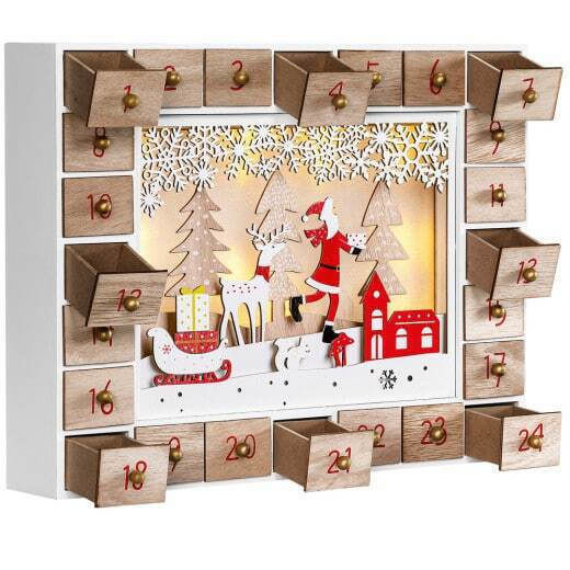 Calendar Advent Cutie Muzicală DIY Din Lemn