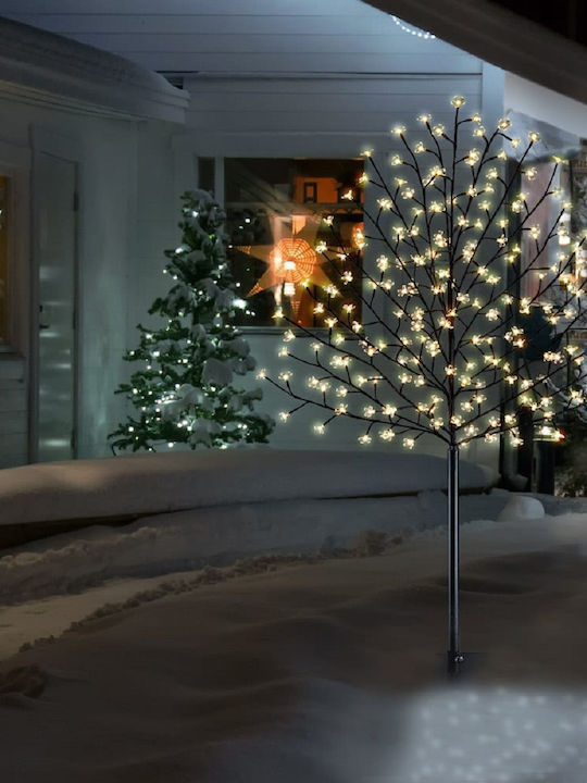 Brad iluminat cu telecomandă 180 cm 200 LED-uri interior exterior