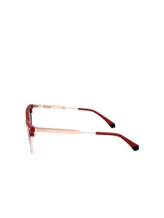 Polaroid Feminini Ochelari de soare cu Roșu Cadru și Gri Polarized Lentilă PLD4122/S 0Z3/52