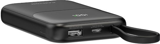 Canyon OnPower 101 10000mAh 22.5W με Θύρα USB-A και Θύρα USB-C Power Delivery Μαύρο