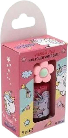 Unicorn Water Nail Polish With Glitter Παιδικό Mανό Ροζ