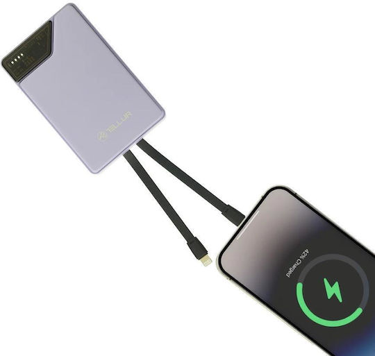 Tellur Power Bank 10000mAh Schnellladung Lila
