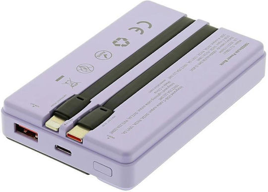 Tellur Power Bank 10000mAh Schnellladung Lila