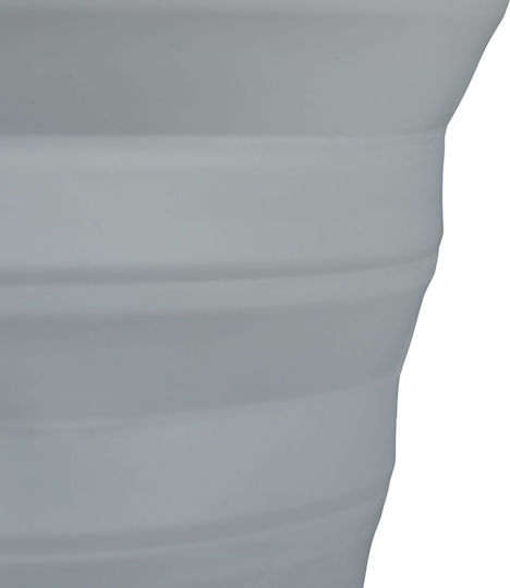 Foldable Bucket 10L Gray Relaxdays