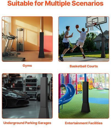Vevor Basketball Padding 163cm Durable 18x18in Square Pole Txkqgytxkqgyfpf93v0