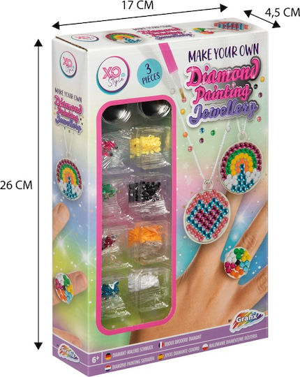 Grafix Κοσμήματα Make Your Own Diamond Painting Jewellery για Παιδιά 6+ Ετών