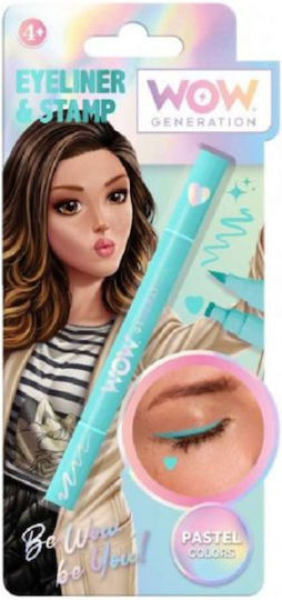 WOW Generation Pastel Eyeliner with Stamp Children's Makeup Pastel Eye Liner (Various Designs) 1pc