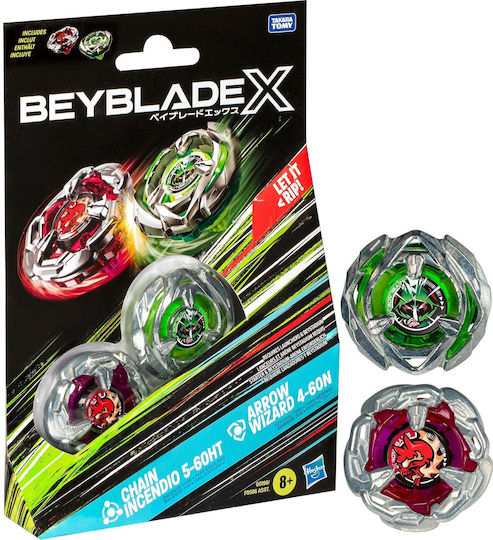 Hasbro Beyblade – Bbx Chain Incendio Arrow Wizard (Διάφορα Σχέδια) 1τμχ