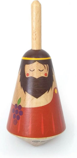 Svoora Wooden Spinning Top Greek Mythology For 5+ Years