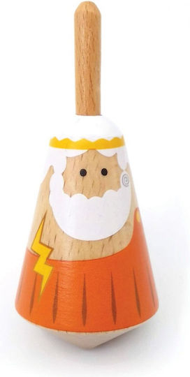 Svoora Wooden Spinning Top Greek Mythology For 5+ Years