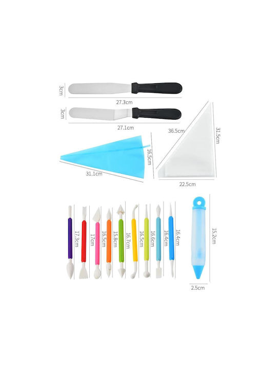 Set Konditoreiwerkzeuge aus Silikon 110Stück