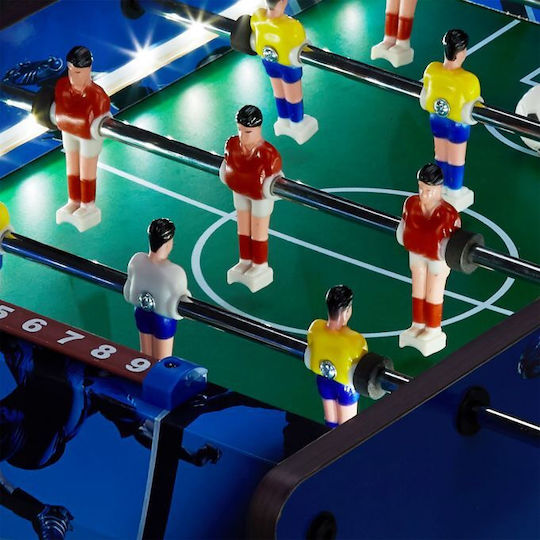 Relaxdays Mini Masă de Fotbal Copii LED-uri 11 x 51 x 51 cm