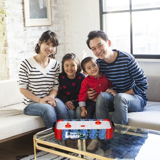 Relaxdays Air Hockey Table Led Multicolor 10 X 31 X 57 Cm