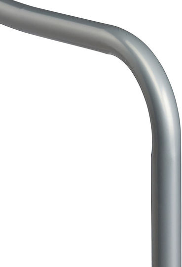 Klappbarer Campingtisch Aluminiumrahmen MDF-Platte 70 x 80 x 60 cm Grau