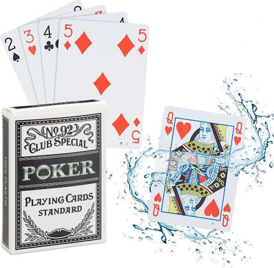 Poker Club Special No 92 Playing Cards Waterproof Relaxdays