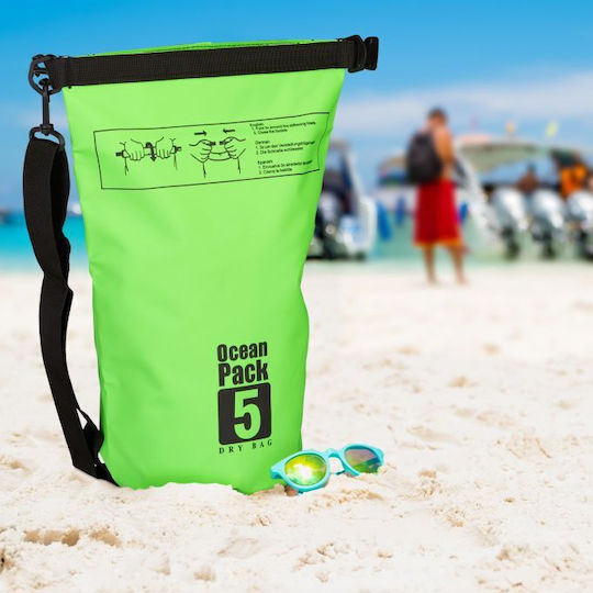 Relaxdays Ocean Pack Sac Uscat Verde 5lt