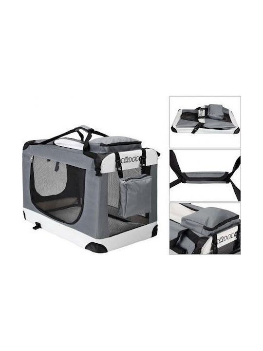 Cat Dog Transport Bag Cadoca Gray Size L 70x52x50 Cm