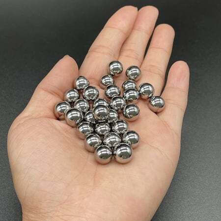 Set Praștie din Lemn 300 Bile Metalice 7 mm Airsoft Praștie 19 cm Maro