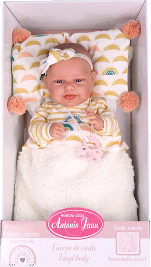 Antonio Juan Păpușă Bebe Clara Pentru 3+ Ani 33 Cm