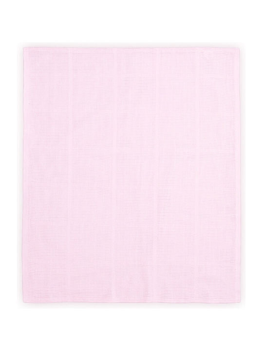 Lorelli Blanket Nursery Swaddling Blankets Classic Cotton Pink 75x100cm