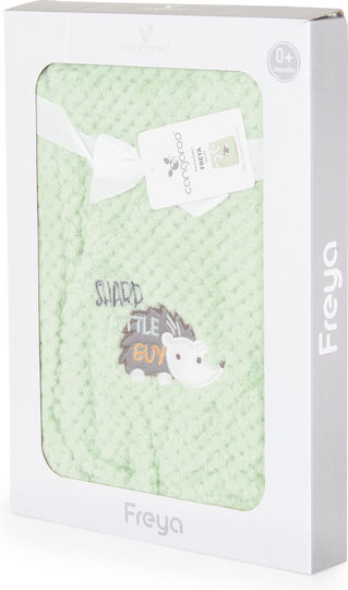 Cangaroo Blanket Nursery Swaddling Blankets Freya Fleece Green 80x110cm