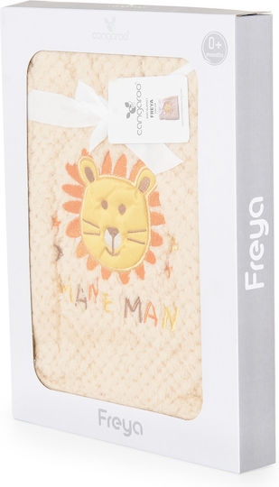 Cangaroo Blanket Nursery Swaddling Blankets Freya Fleece Beige 80x110cm