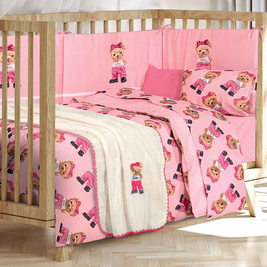 Greenwich Polo Club Одеяло Детско легло Essential Baby 8839 Велур Розов 110x140см.