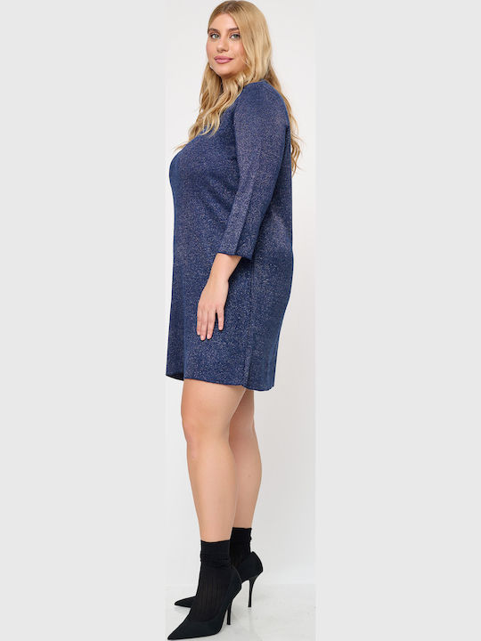 Mini Abendkleid Blau