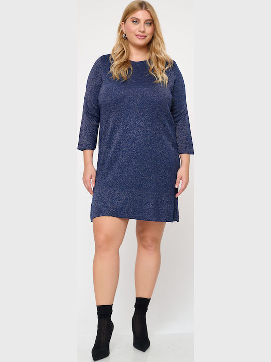 Mini Abendkleid Blau
