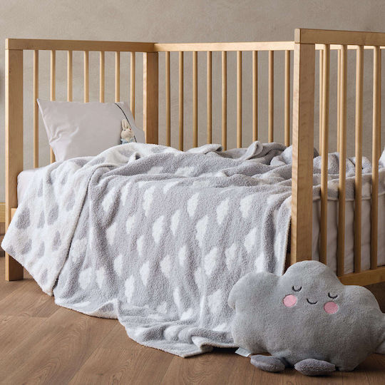 Kentia Decke Kinderbett Esperos Gestrickt Gray 100x140cm